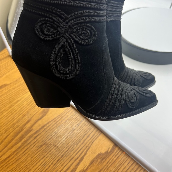 Jeffery Campbell suede boots size 8 - Picture 2 of 7
